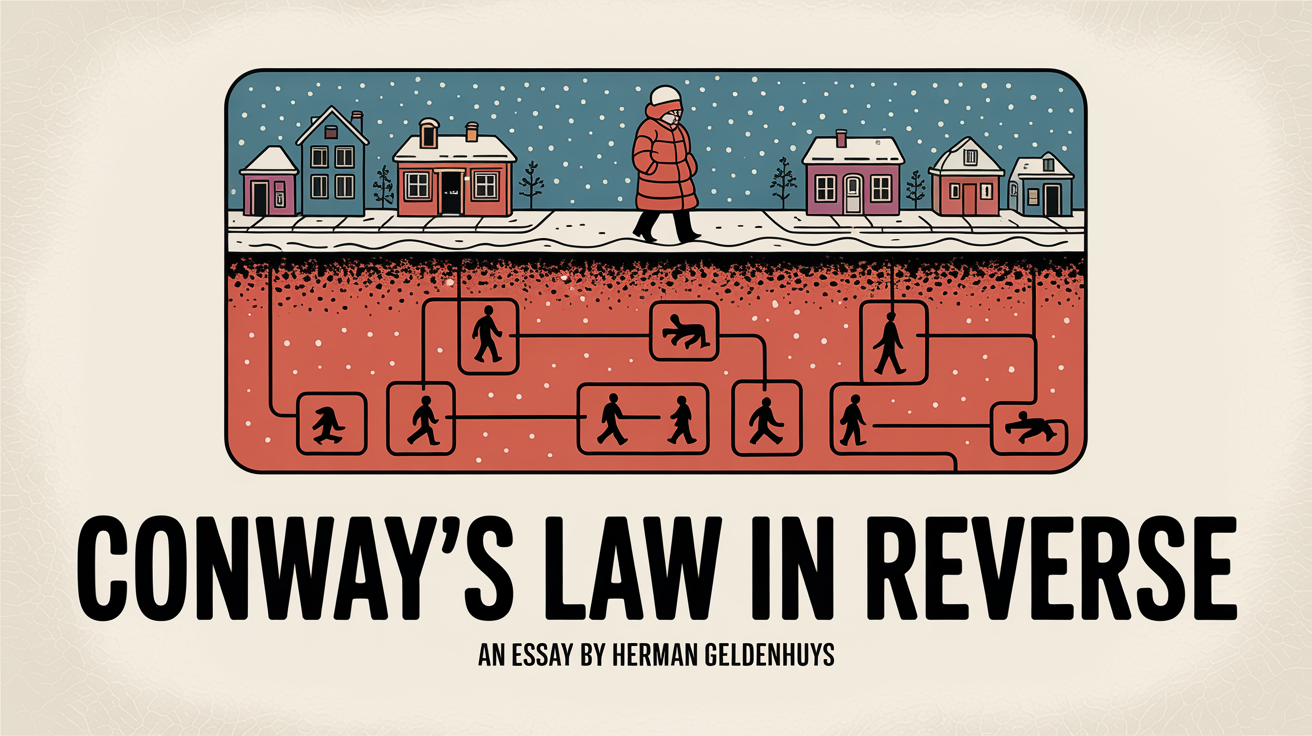 Poster for “Conway's Law in Reverse”
