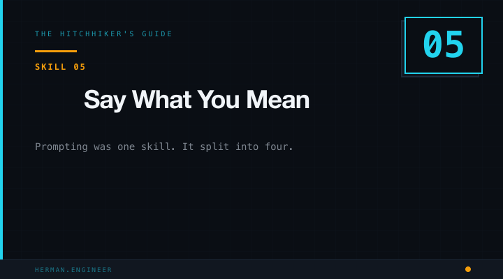 Say What You Mean